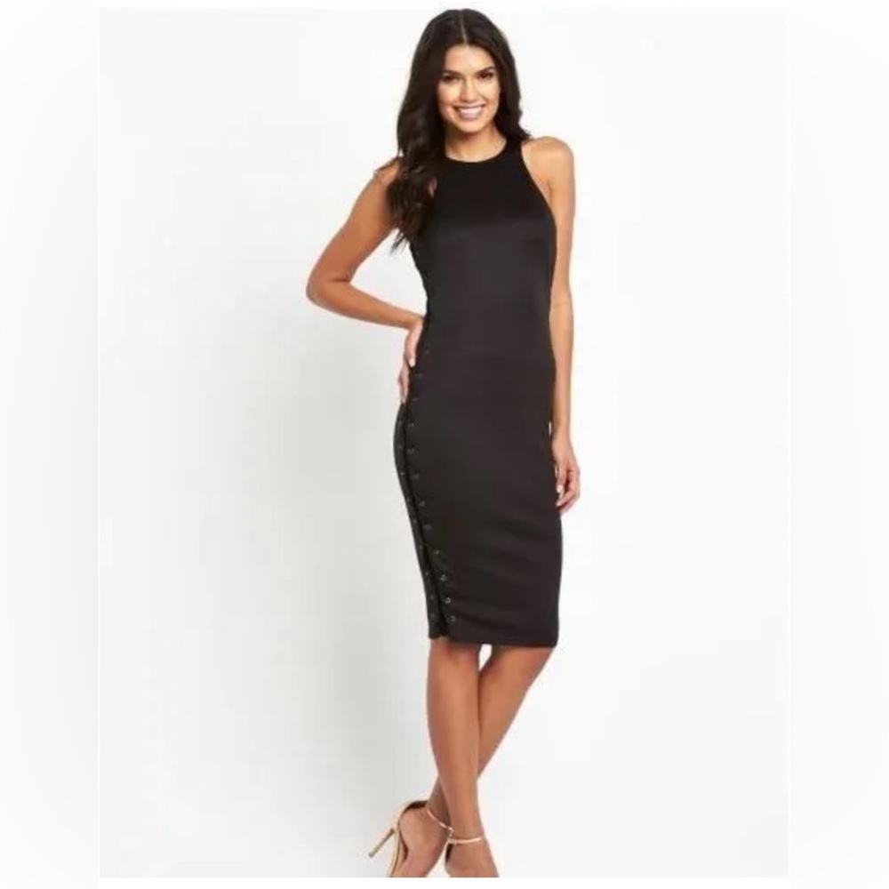 NWT AX PARIS Lace Up Side Bodycon Dress Size US 6